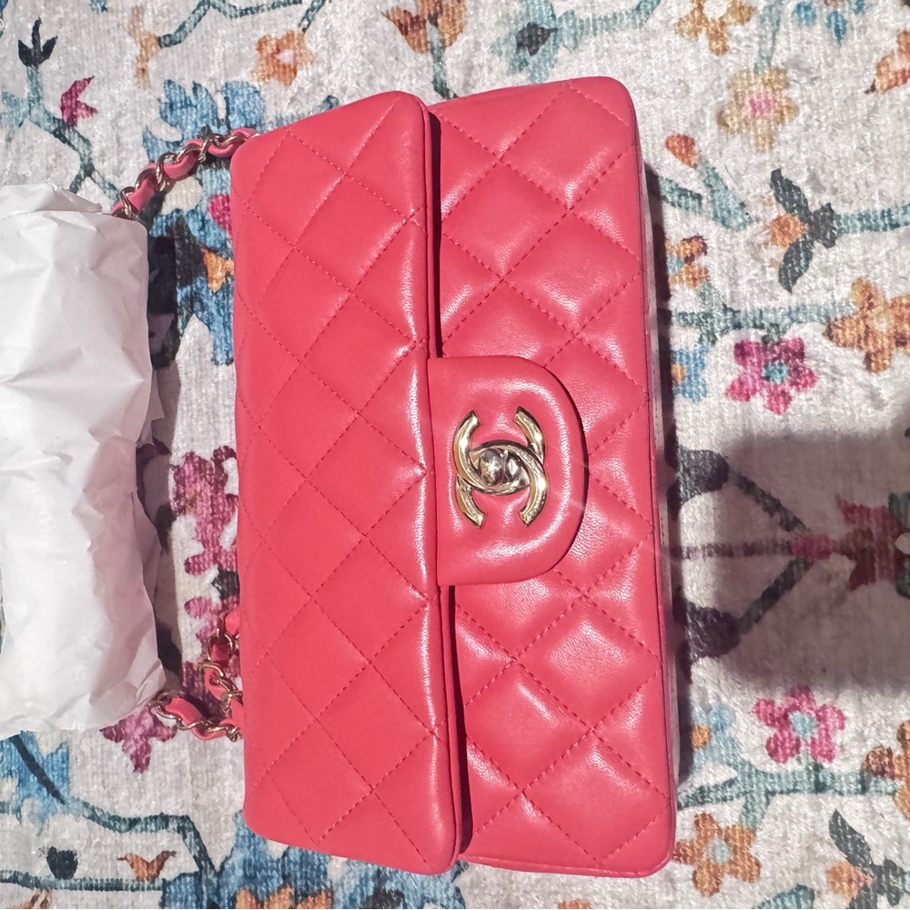 Chanel Pink Quilted Women's Bag